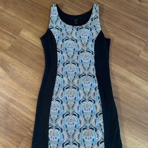 Fun Black and Patterned Dress by Jack